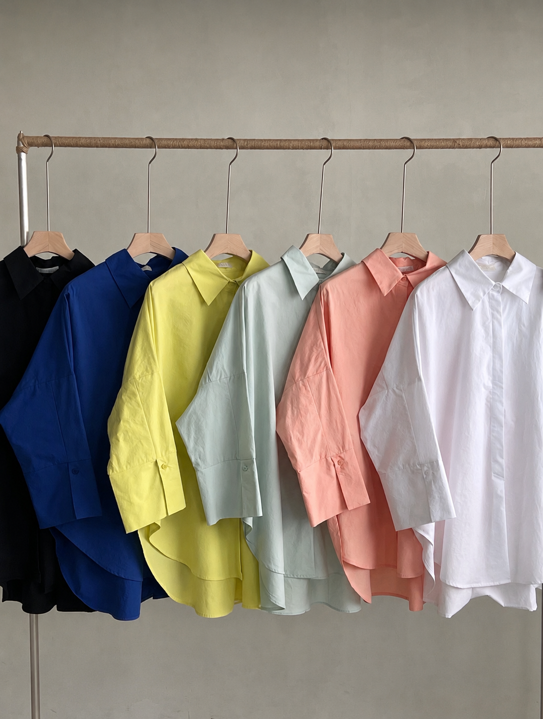 [Best Seller] Oversized Asymmetric Long Shirt