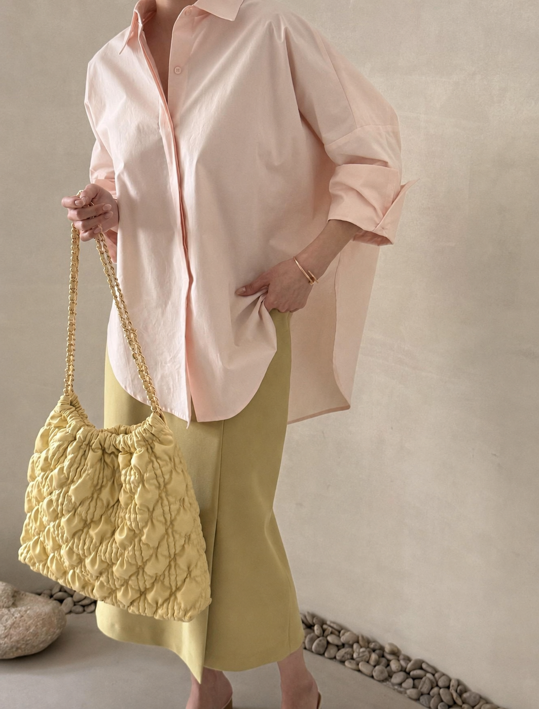 [Best Seller] Oversized Asymmetric Long Shirt
