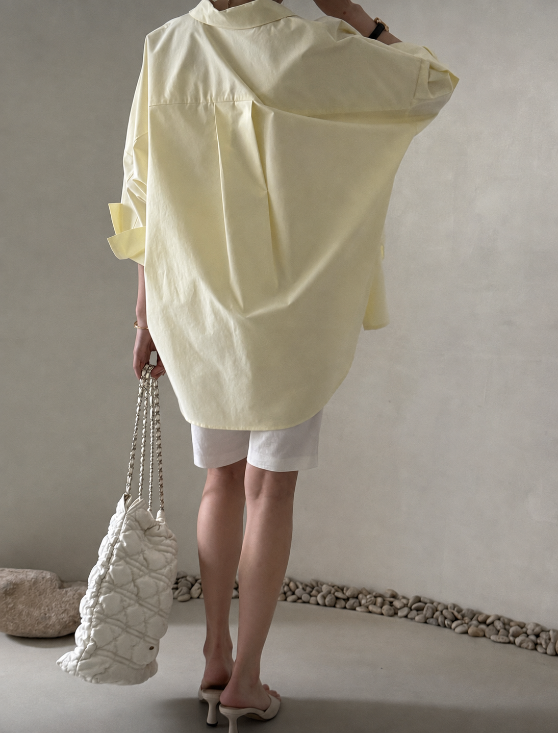 [Best Seller] Oversized Asymmetric Long Shirt