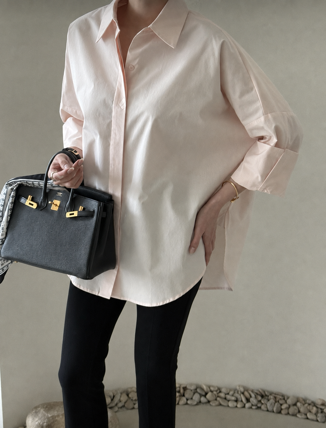 [Best Seller] Oversized Asymmetric Long Shirt