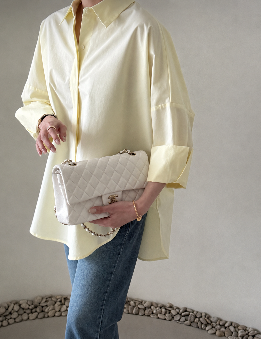 [Best Seller] Oversized Asymmetric Long Shirt