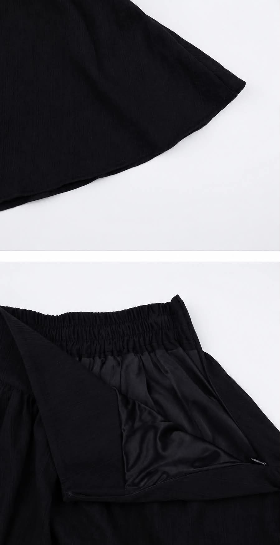 Lucent Slit Blouse & Banded Skirt Setup Set