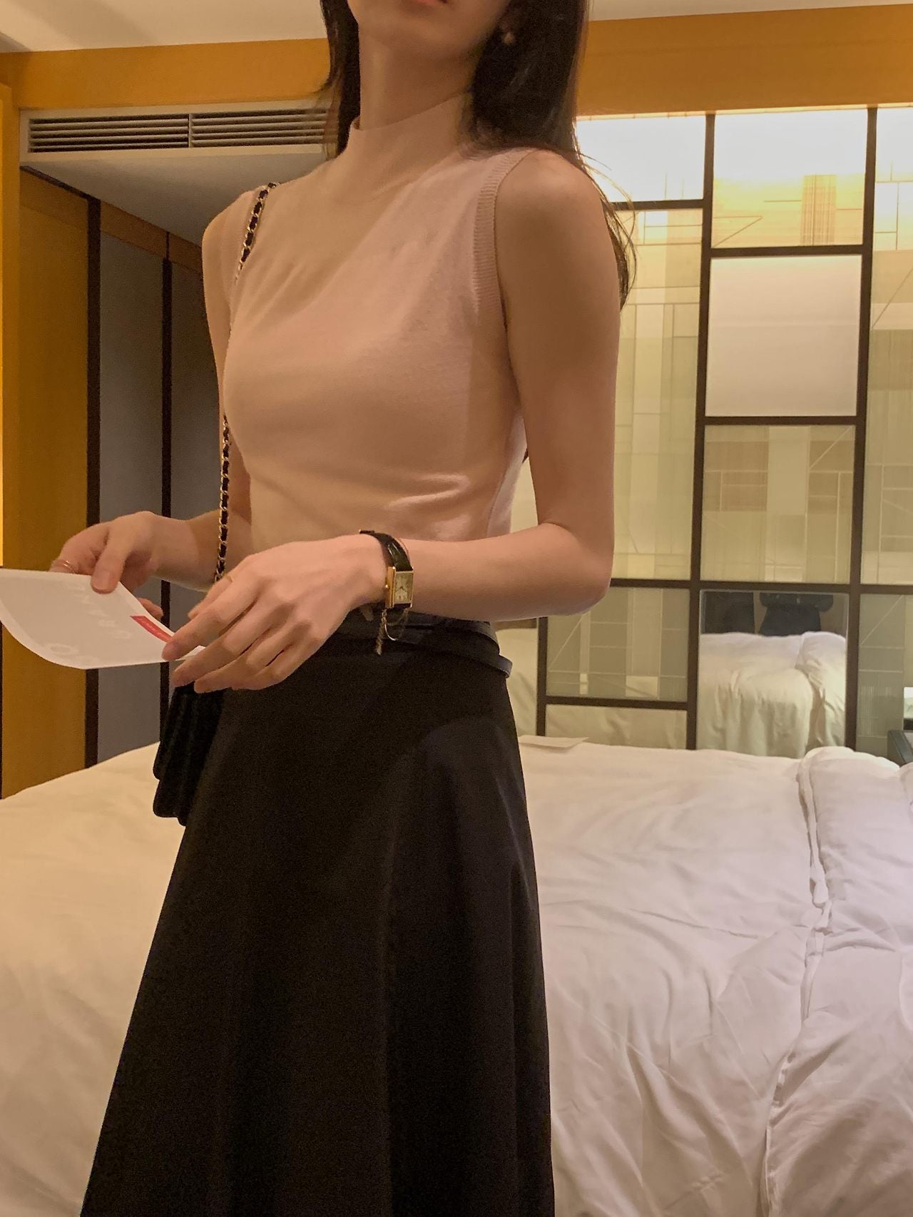Soft Veil Sleeveless Knit