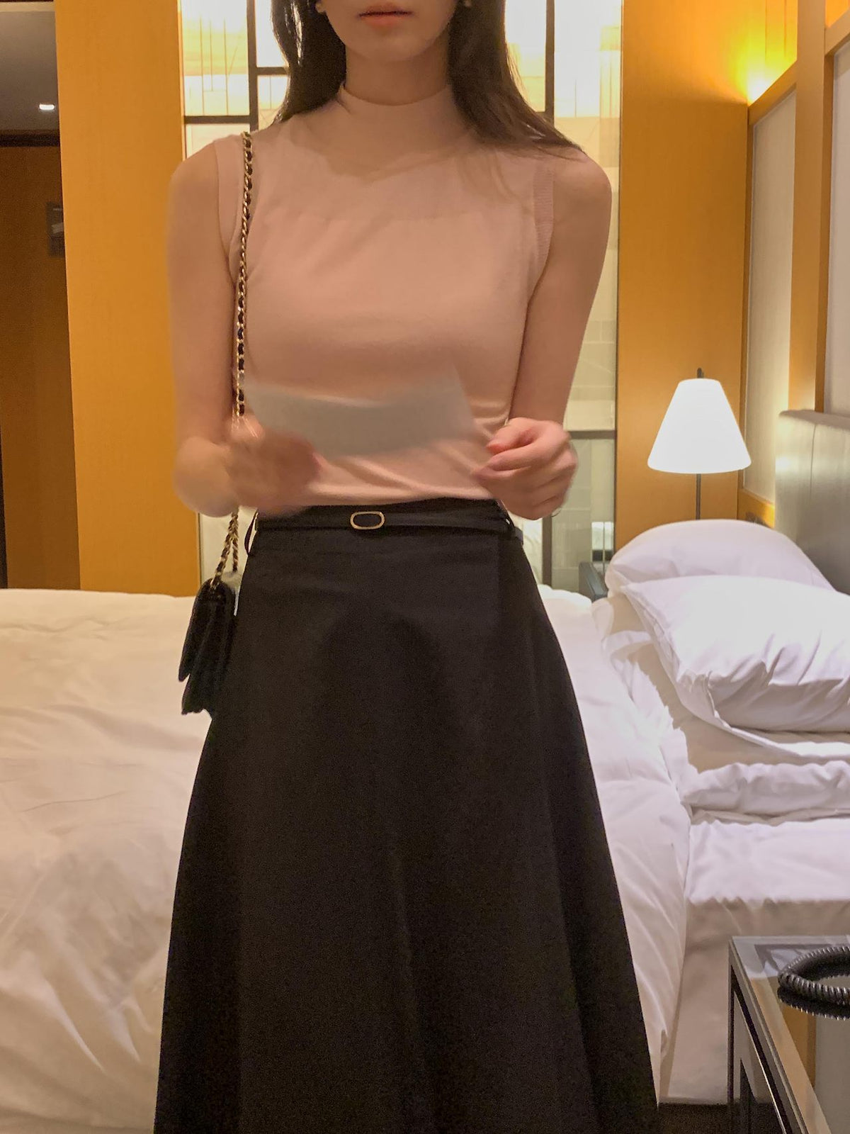 Soft Veil Sleeveless Knit