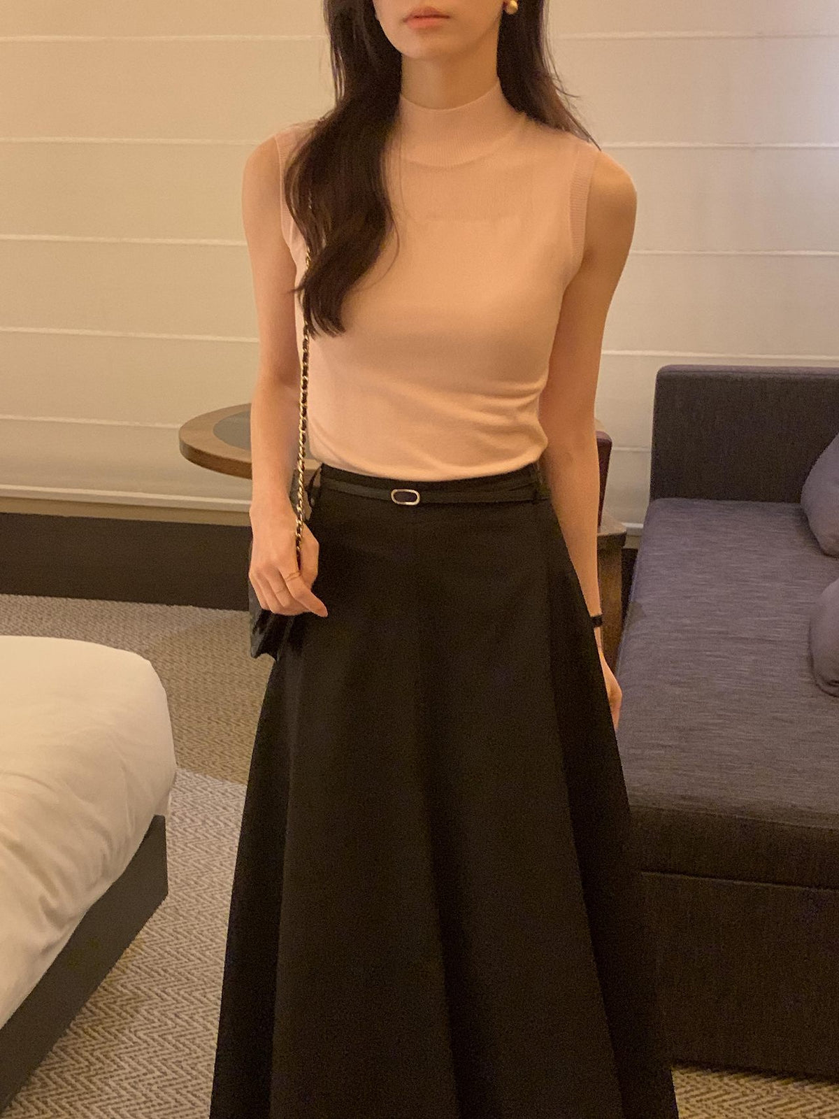 Soft Veil Sleeveless Knit