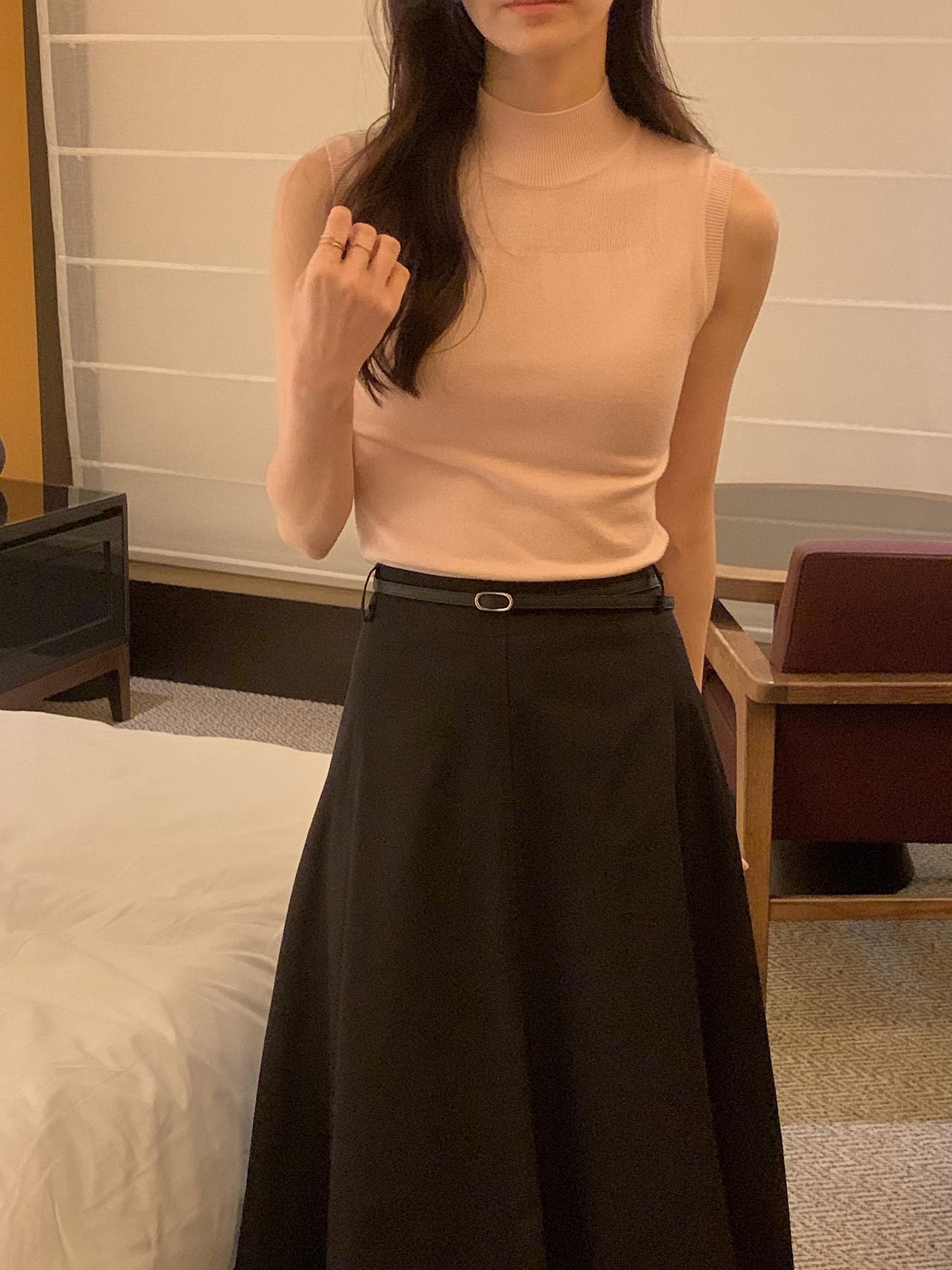 Soft Veil Sleeveless Knit