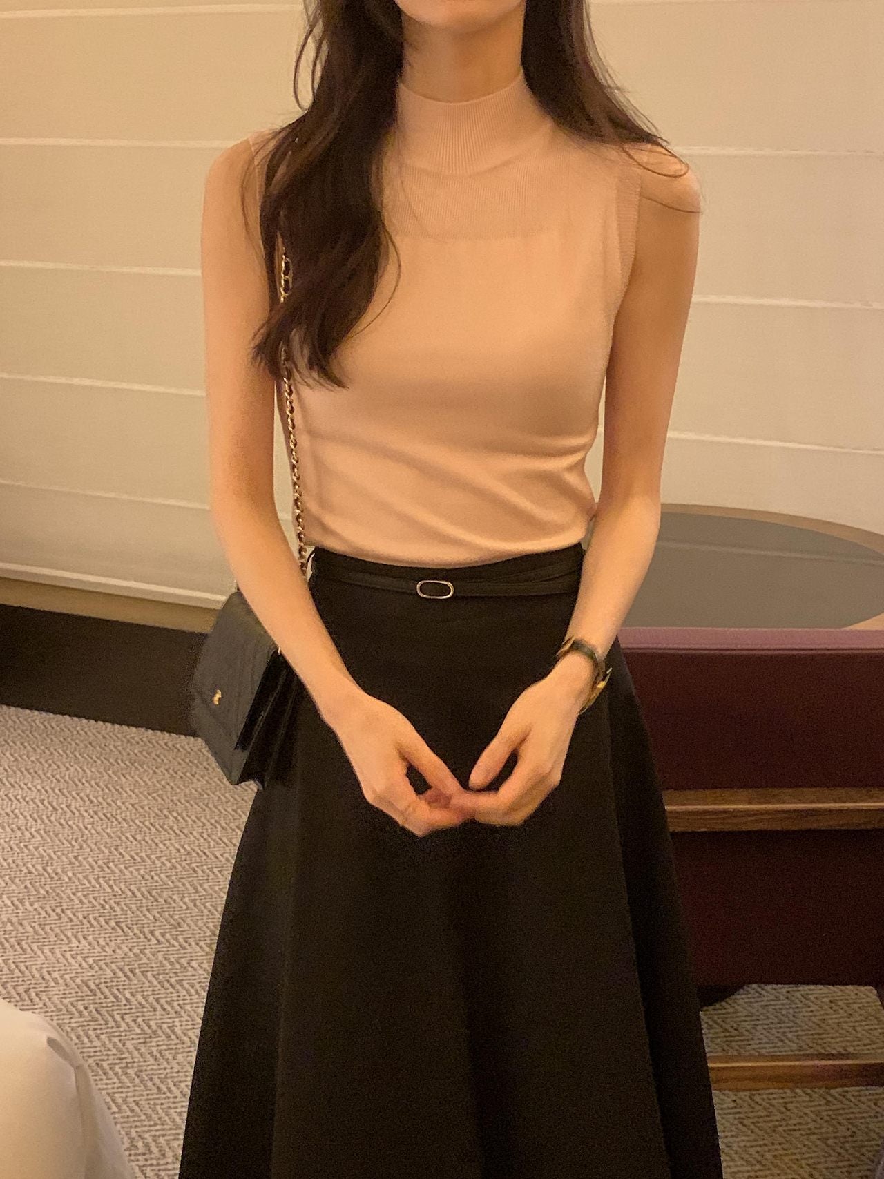 Soft Veil Sleeveless Knit