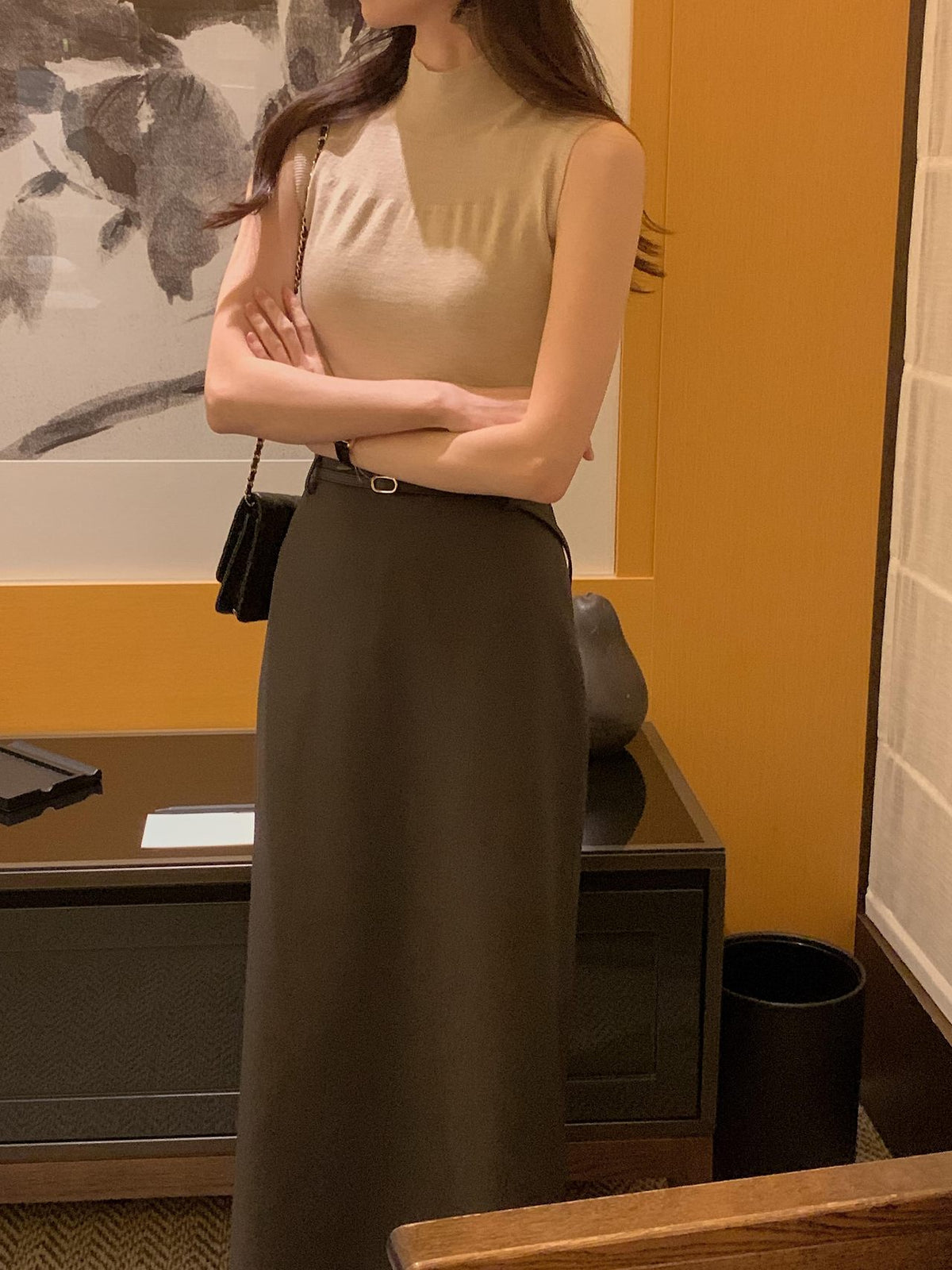 Soft Veil Sleeveless Knit