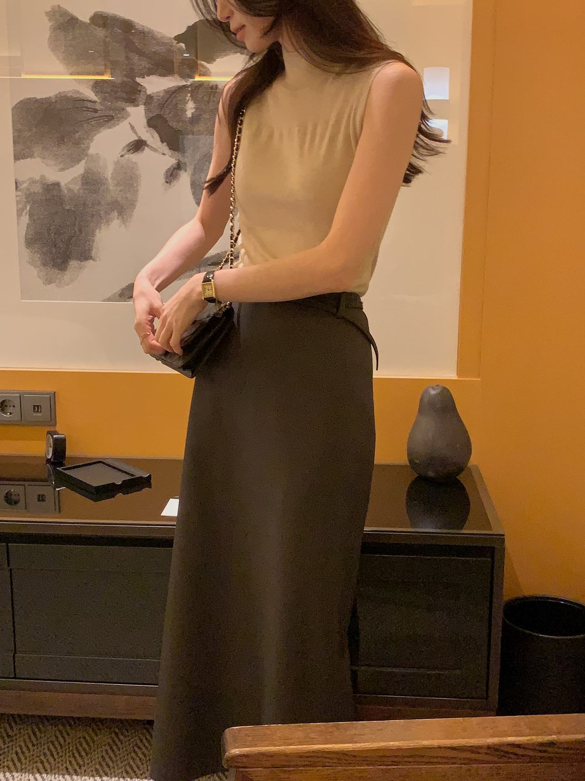 Soft Veil Sleeveless Knit