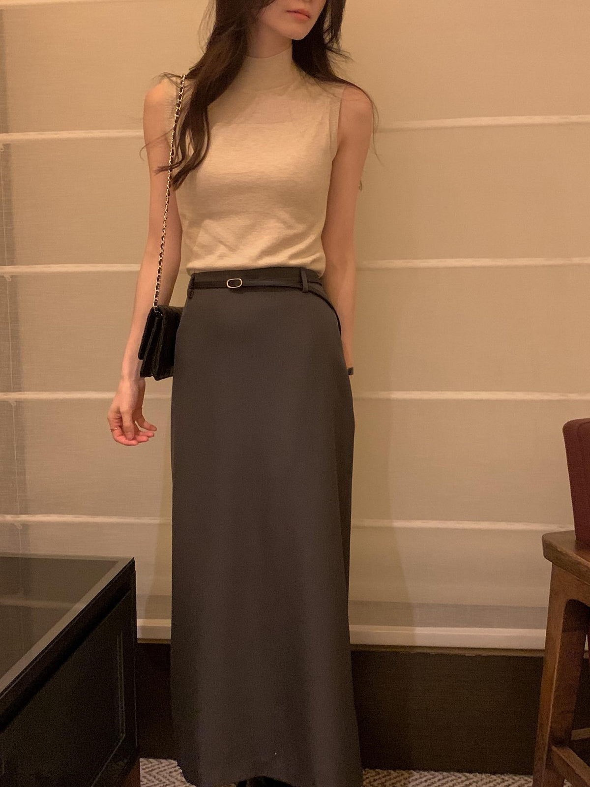 Soft Veil Sleeveless Knit