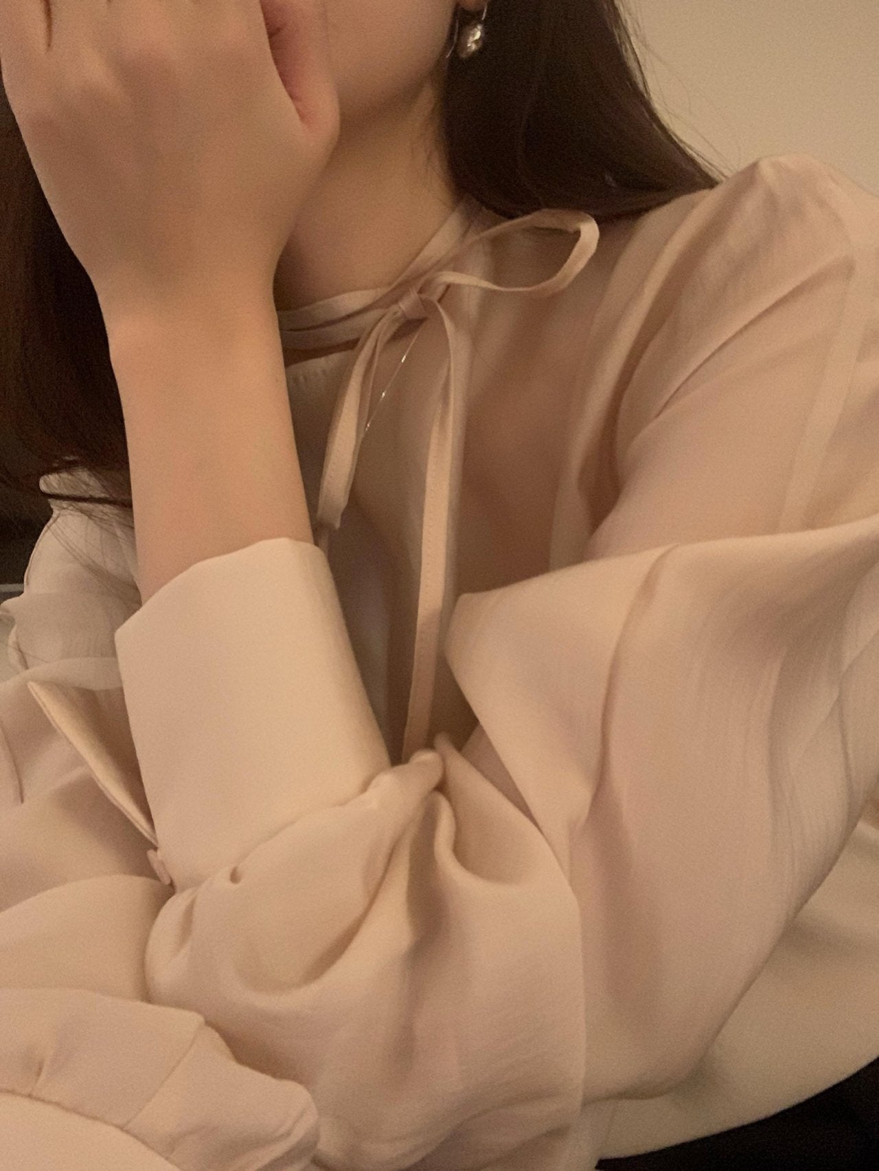 Moment Half Neck Blouse
