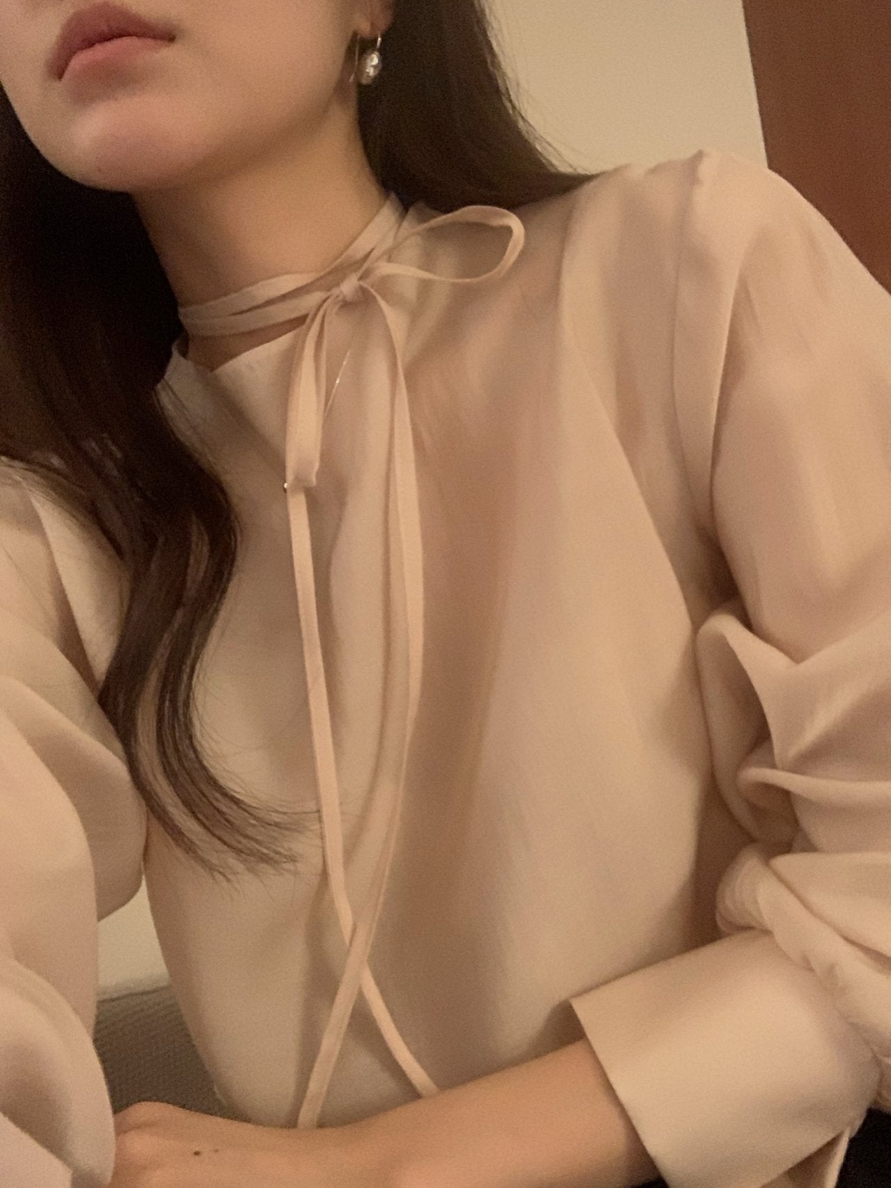 Moment Half Neck Blouse