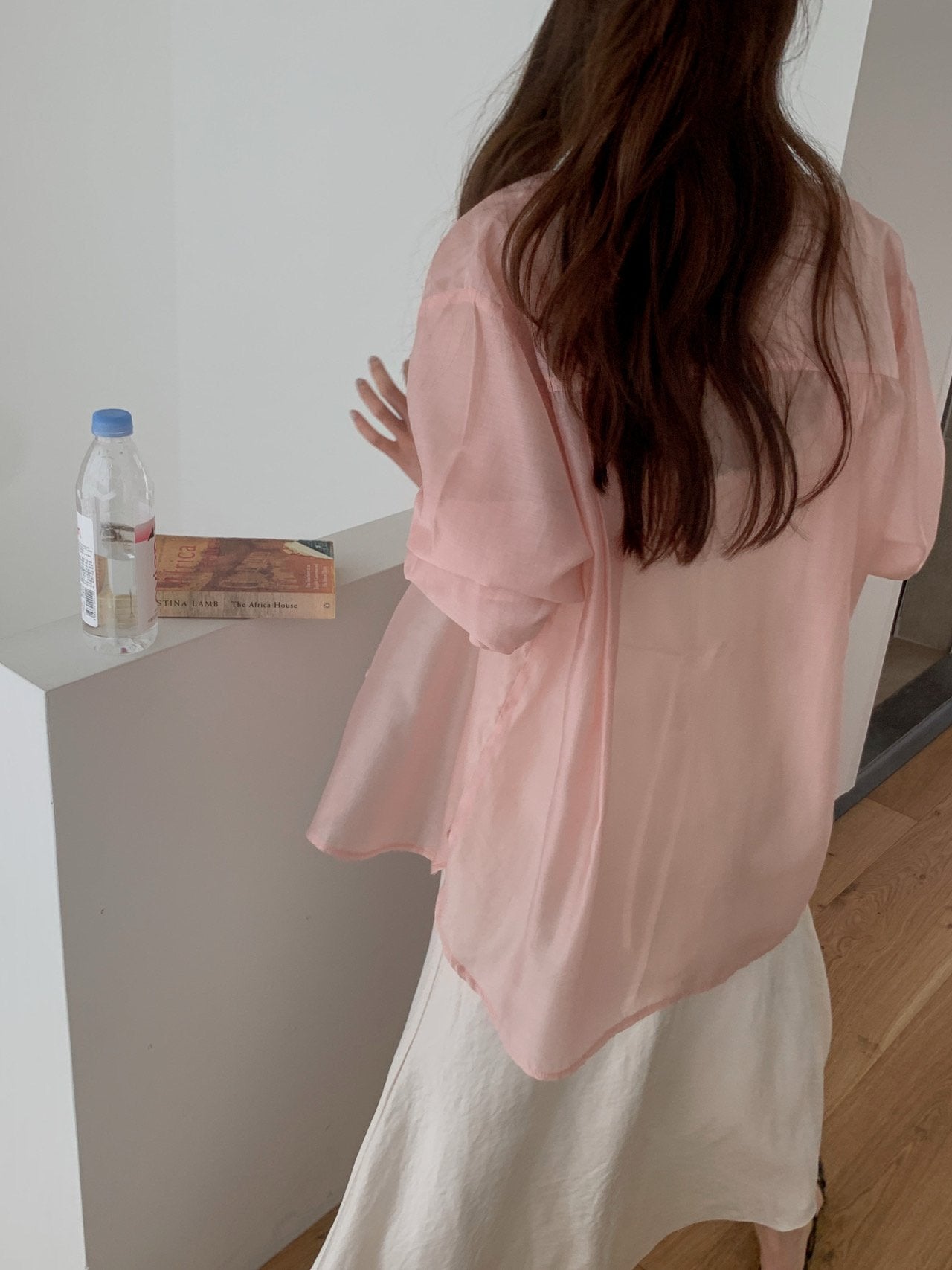 Silken Air Sheer Shirt Blouse