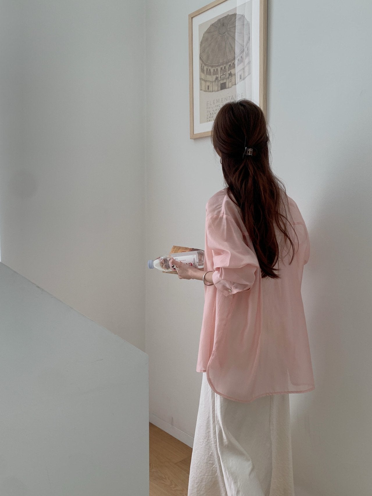 Silken Air Sheer Shirt Blouse