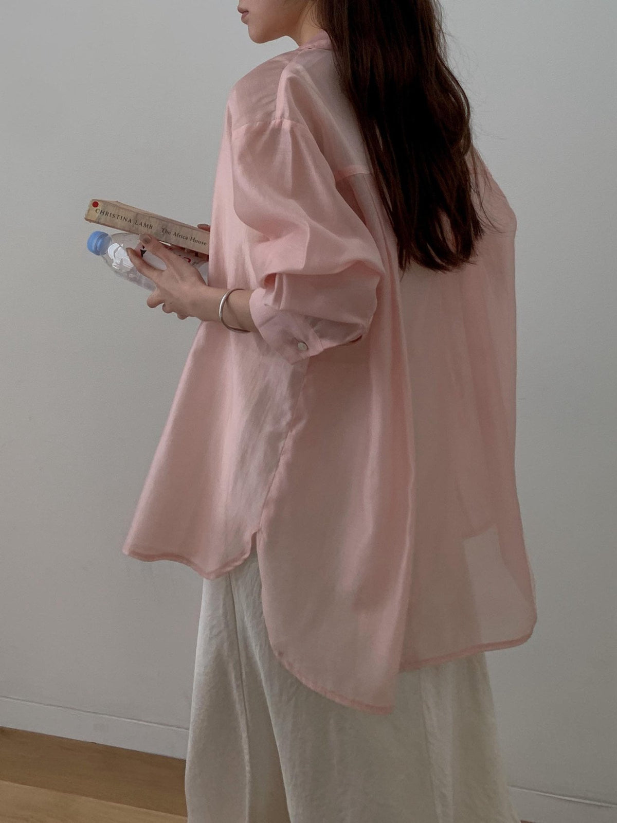 Silken Air Sheer Shirt Blouse
