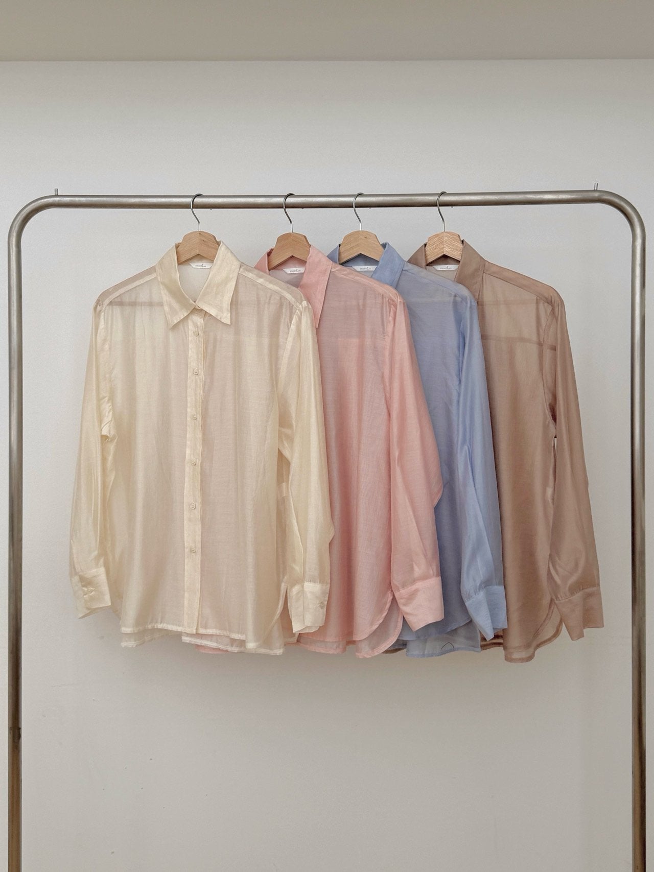 Silken Air Sheer Shirt Blouse