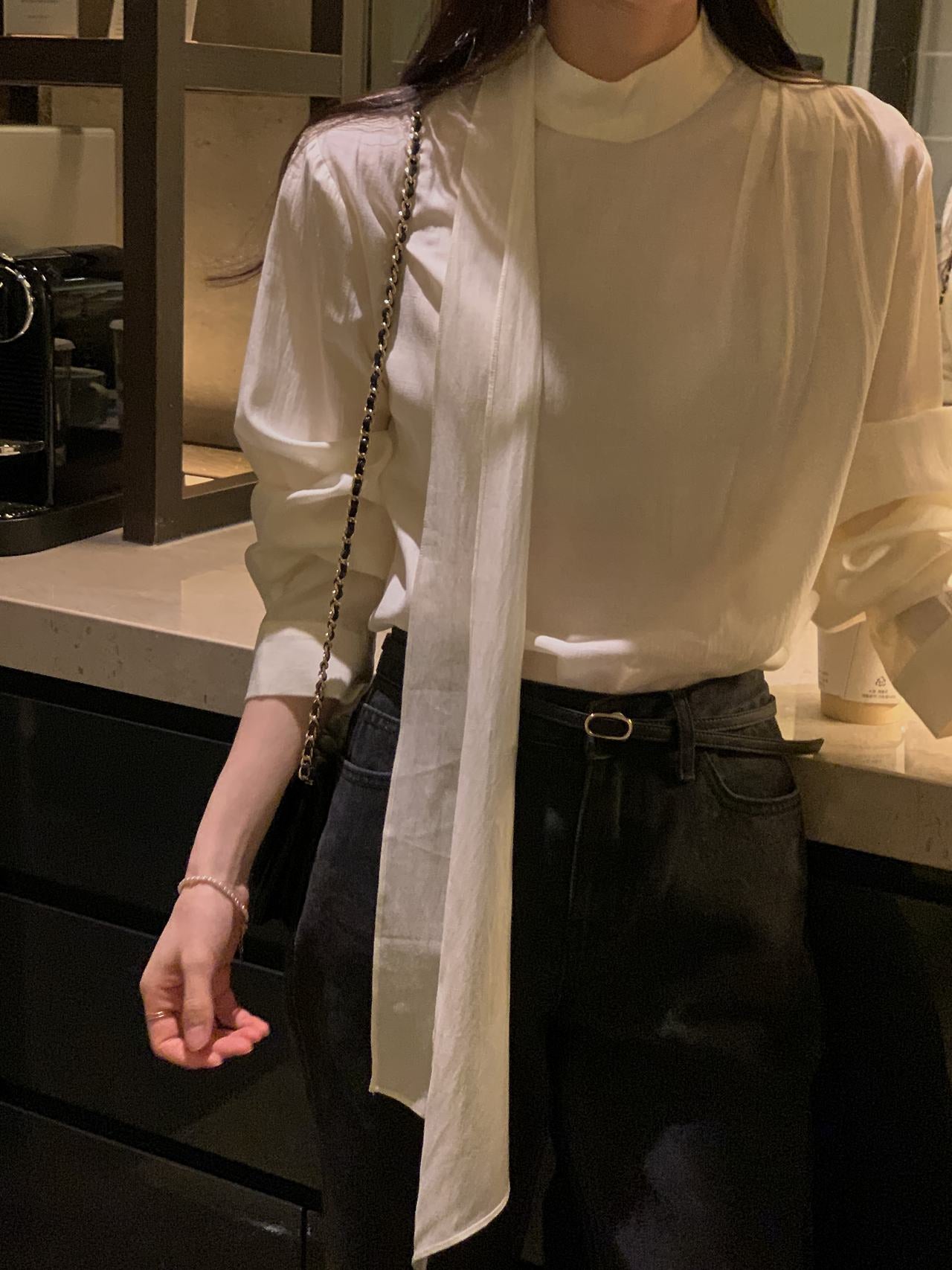 Aurelia Scarf Blouse