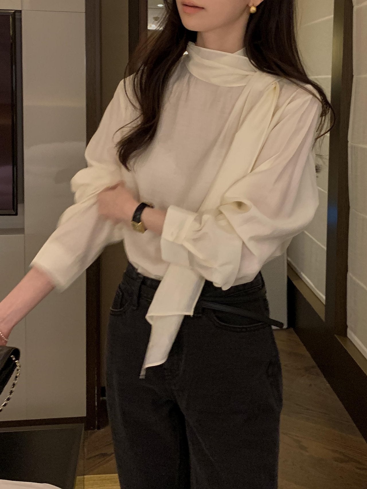 Aurelia Scarf Blouse