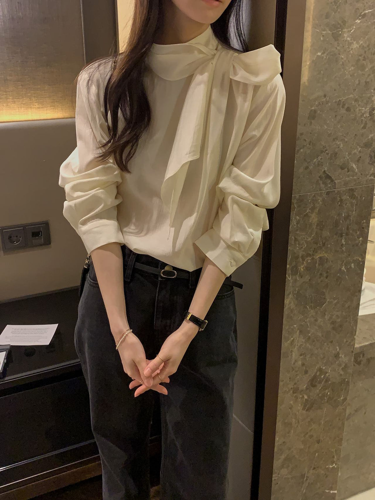 Aurelia Scarf Blouse