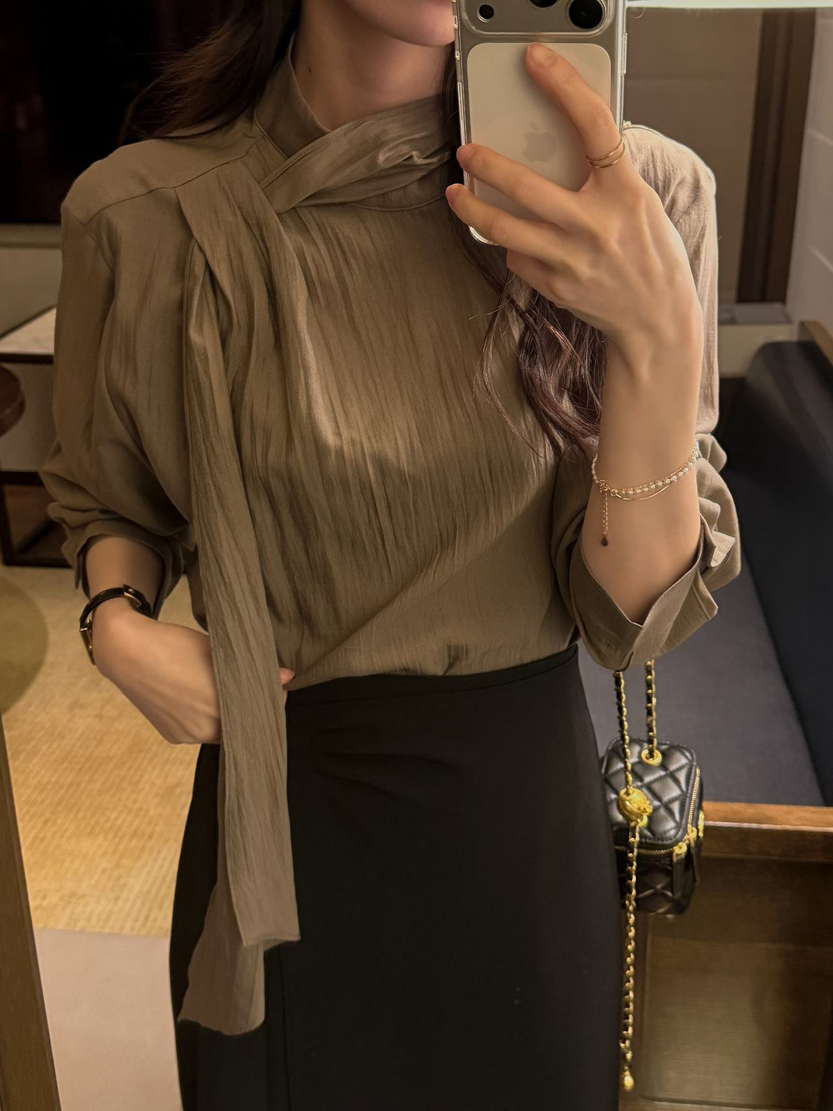 Aurelia Scarf Blouse