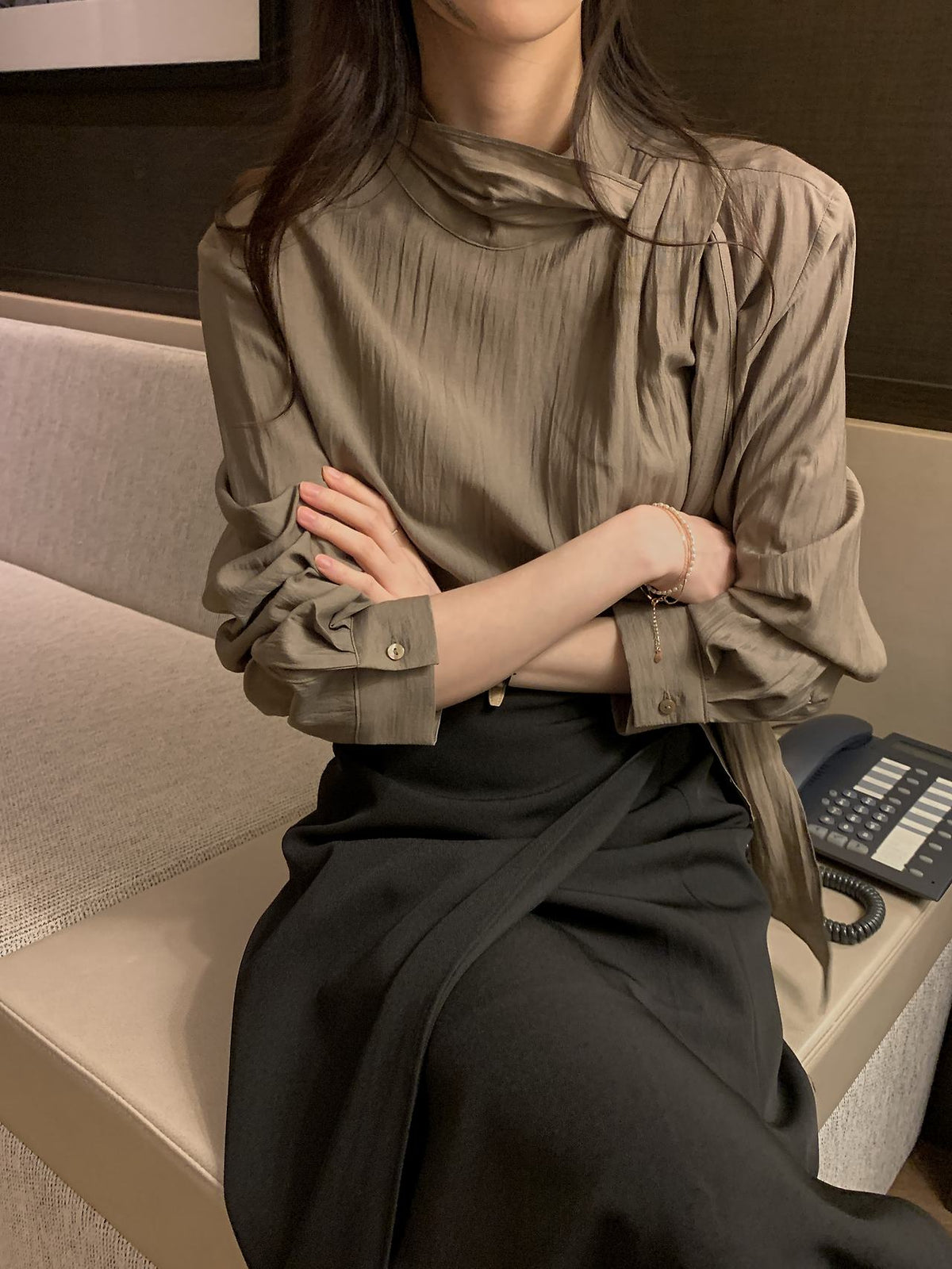 Aurelia Scarf Blouse
