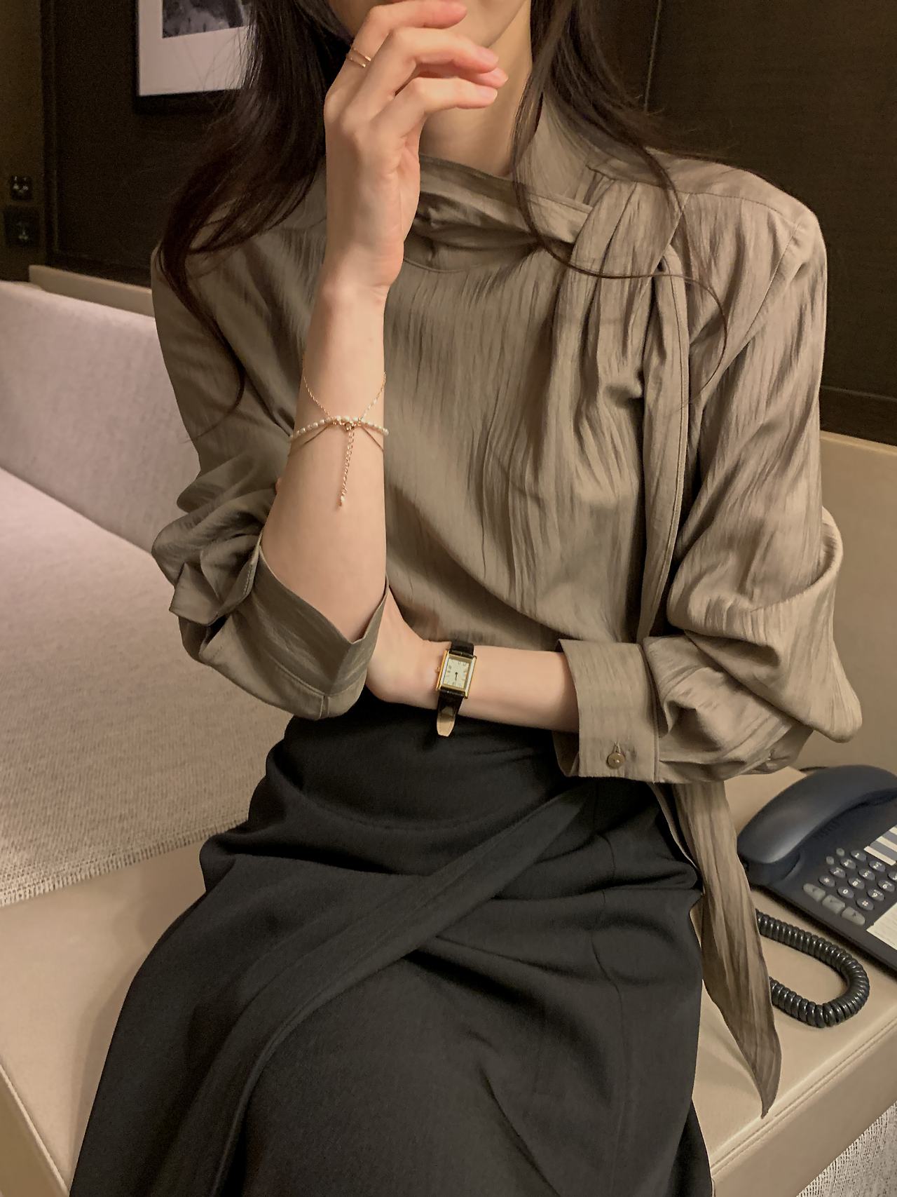 Aurelia Scarf Blouse