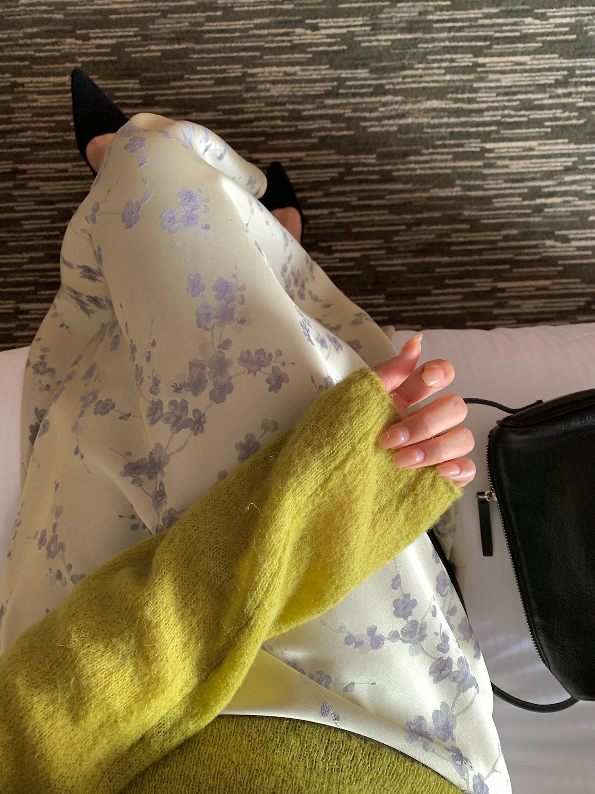 Silken Bloom Maxi Skirt
