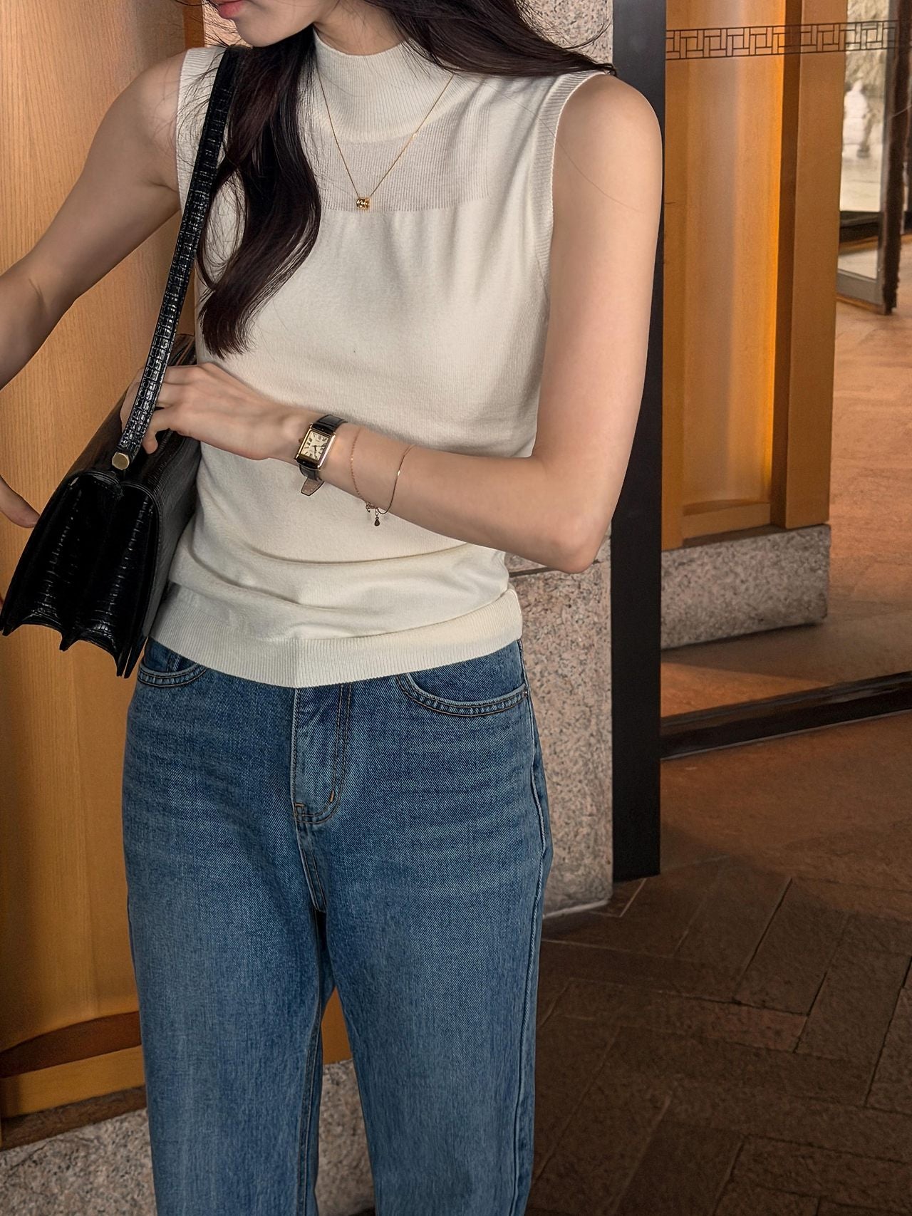 Soft Veil Sleeveless Knit