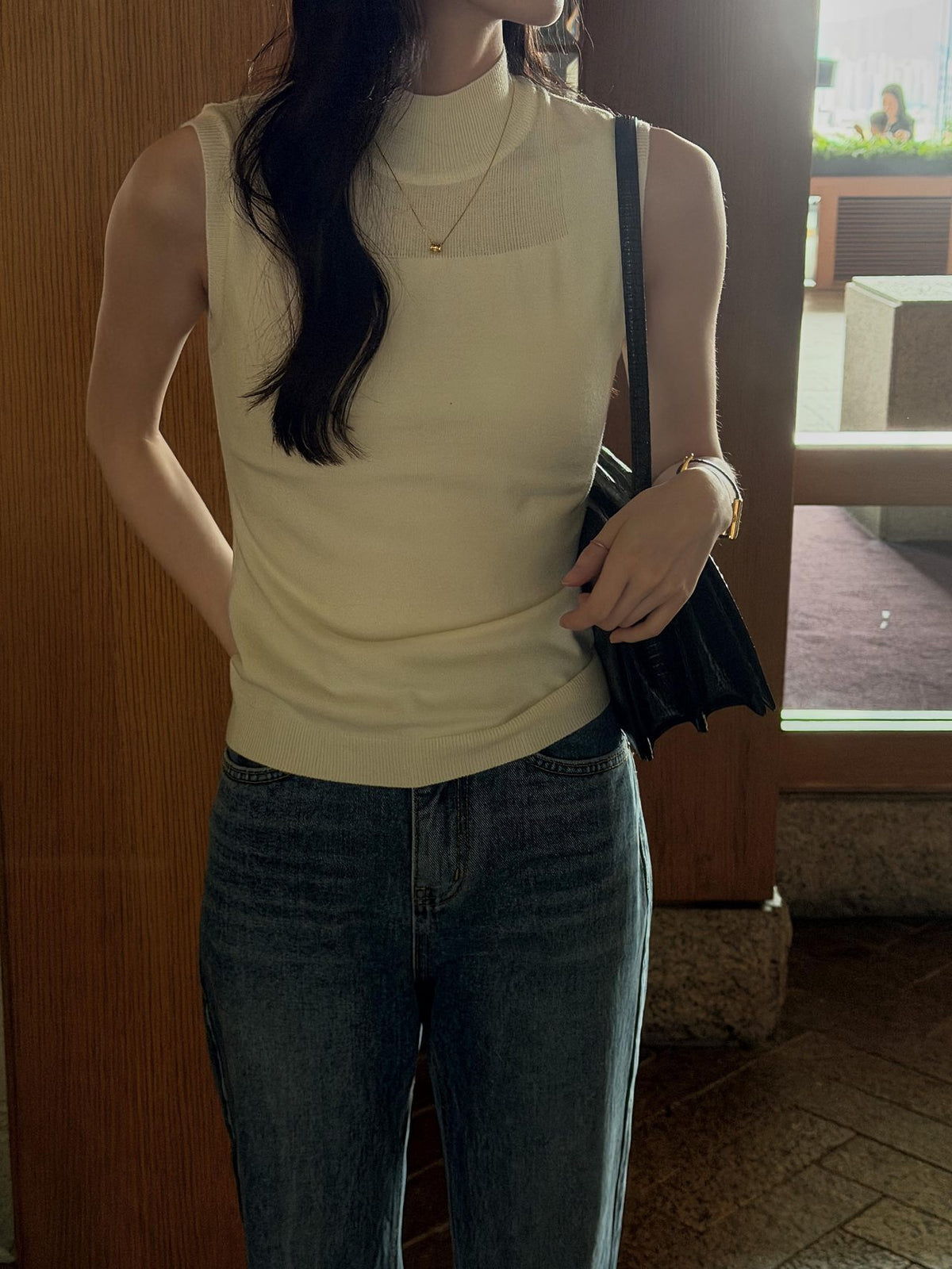 Soft Veil Sleeveless Knit