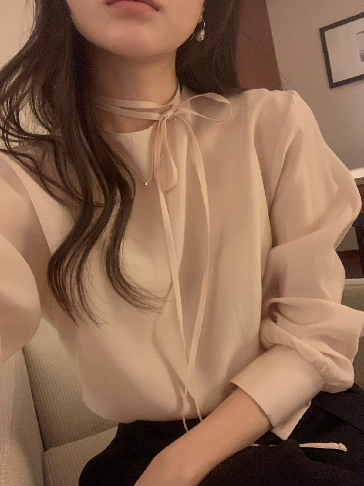 Moment Half Neck Blouse