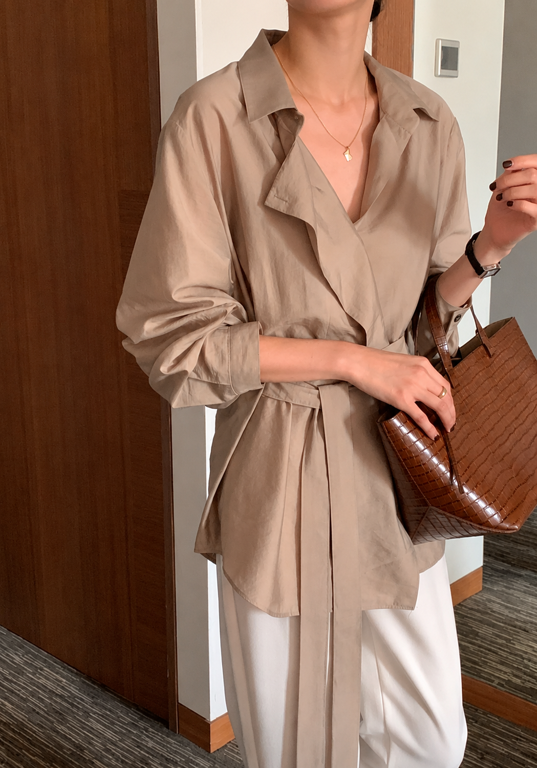 3-Way Belted Blouse