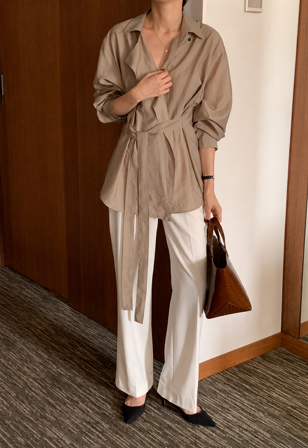 3-Way Belted Blouse