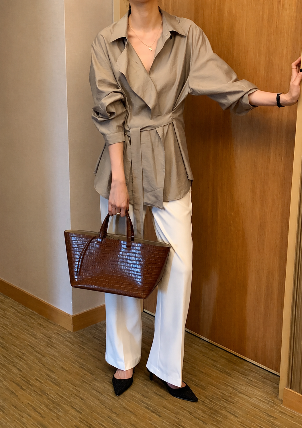 3-Way Belted Blouse