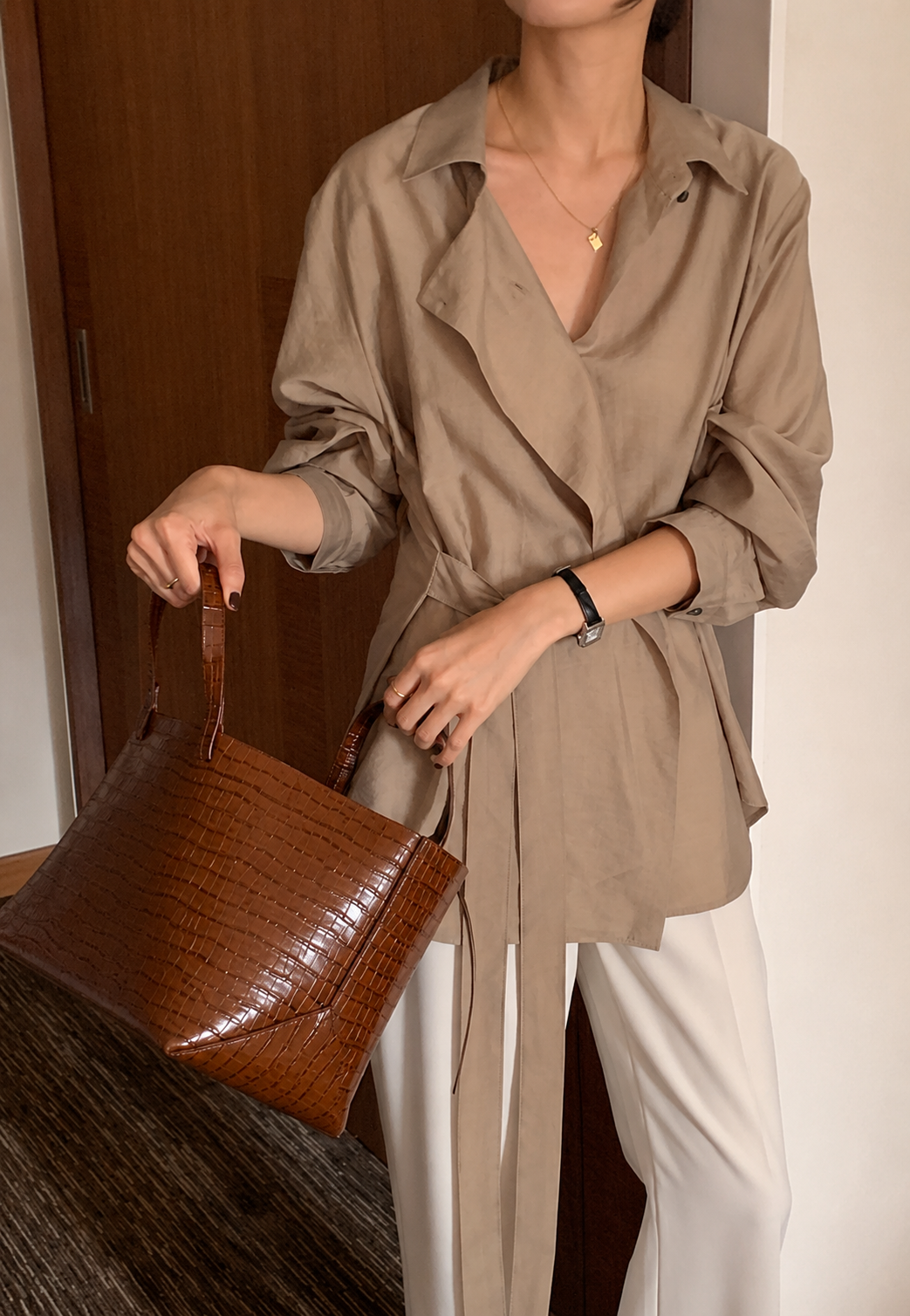 3-Way Belted Blouse