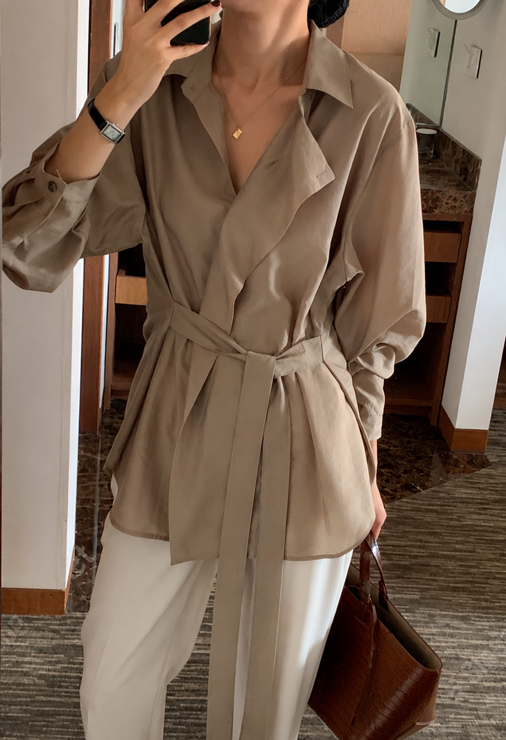 3-Way Belted Blouse