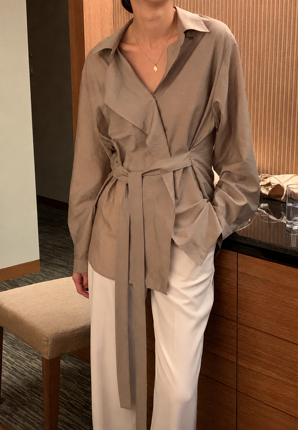3-Way Belted Blouse